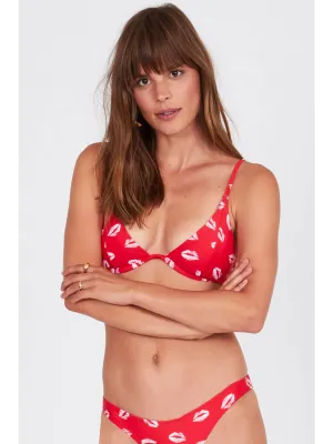 Besos Underwire Top Cherry