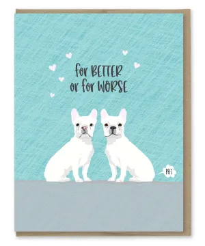 Better or For Worse Wedding Card