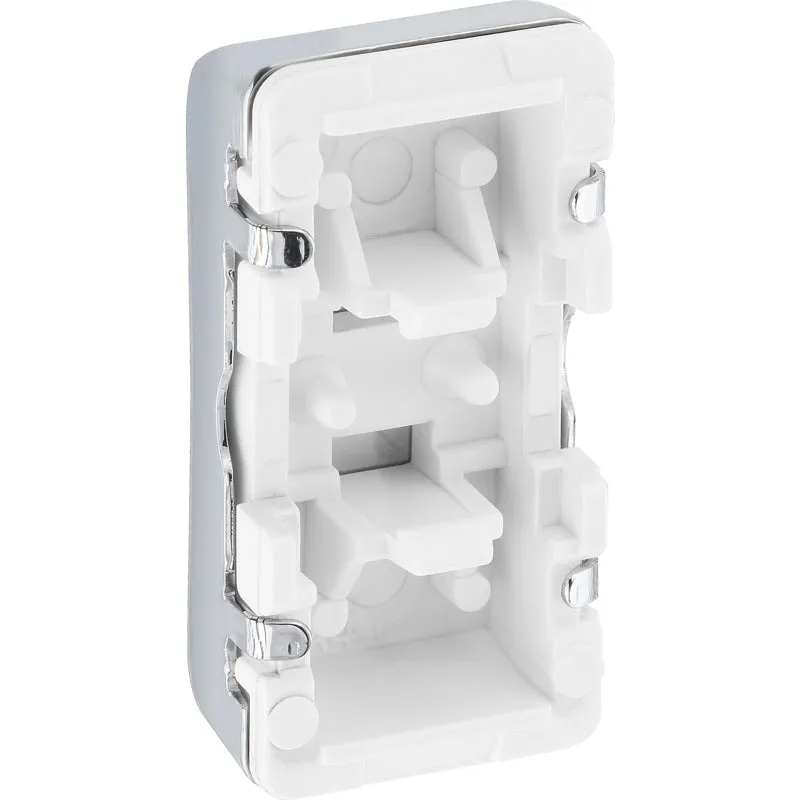 BG RRACPC Nexus Grid Rocker Embossed (AIR CON) - Polished Chrome