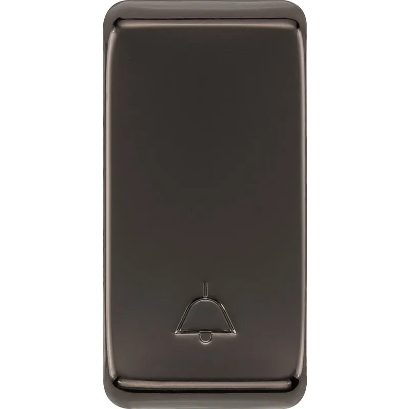 BG RRBELLBN Nexus Grid Rocker Embossed (BELL SYMBOL) - Black Nickel