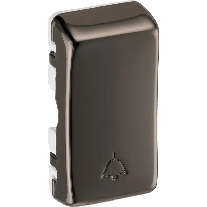 BG RRBELLBN Nexus Grid Rocker Embossed (BELL SYMBOL) - Black Nickel