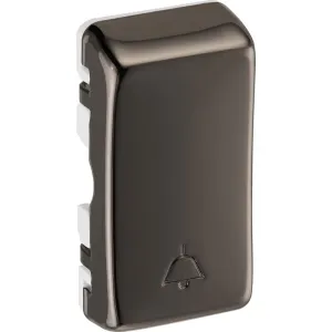 BG RRBELLBN Nexus Grid Rocker Embossed (BELL SYMBOL) - Black Nickel