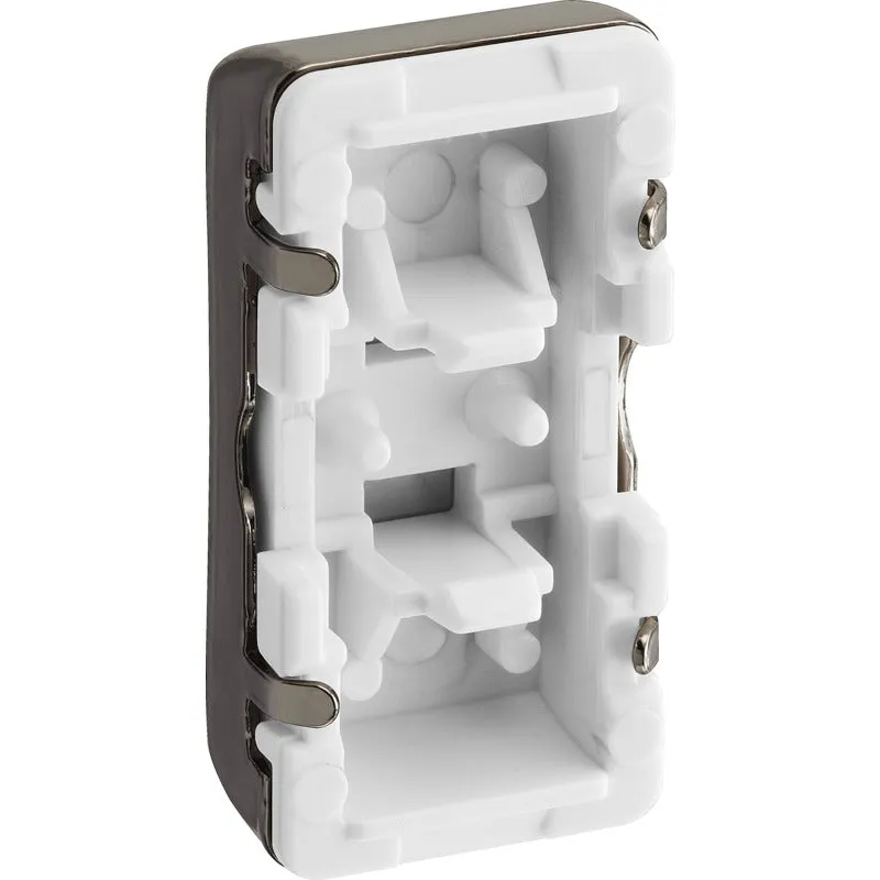 BG RRBELLBN Nexus Grid Rocker Embossed (BELL SYMBOL) - Black Nickel