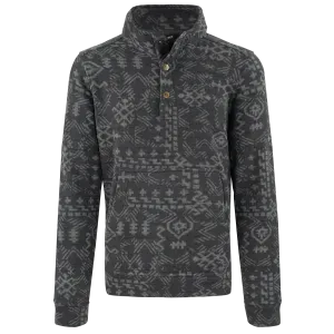 Bhutan Pullover - Kharani Grey Abstract