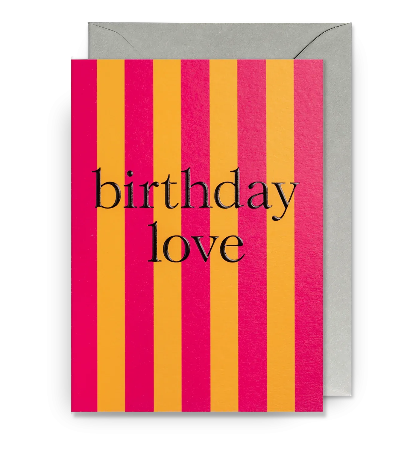 Birthday Love Bright Candy Striped
