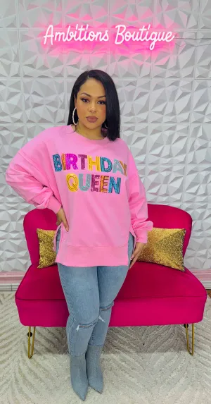 Birthday Queen sweatshirt