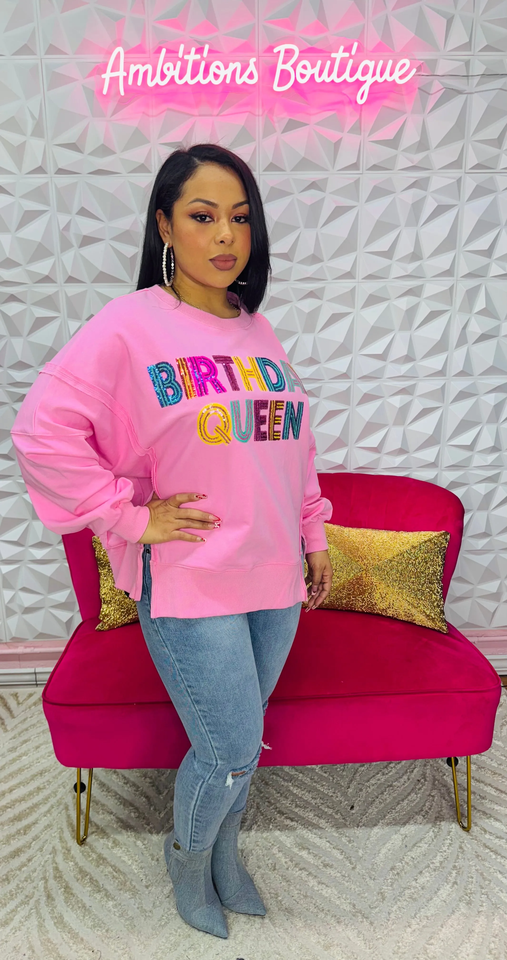 Birthday Queen sweatshirt