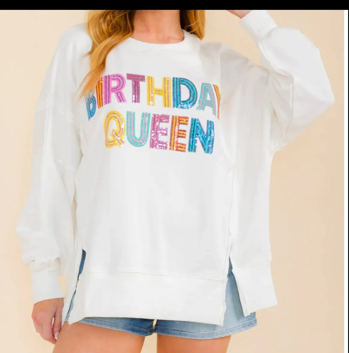 Birthday Queen sweatshirt