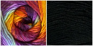 BLACK   EASY TO LOVE - Embossed Natura Hat KIT