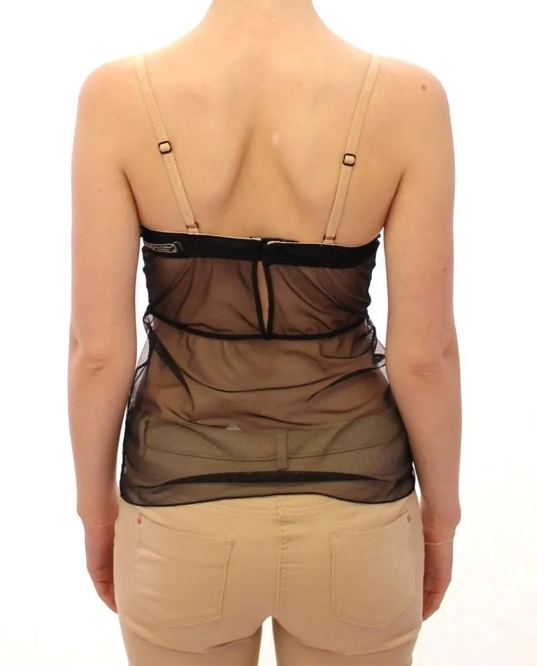 Black T-Shirt Blouse Lingerie