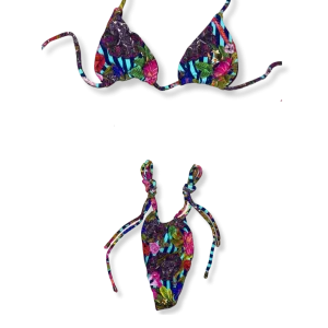 Blue Bali Tie Bikini