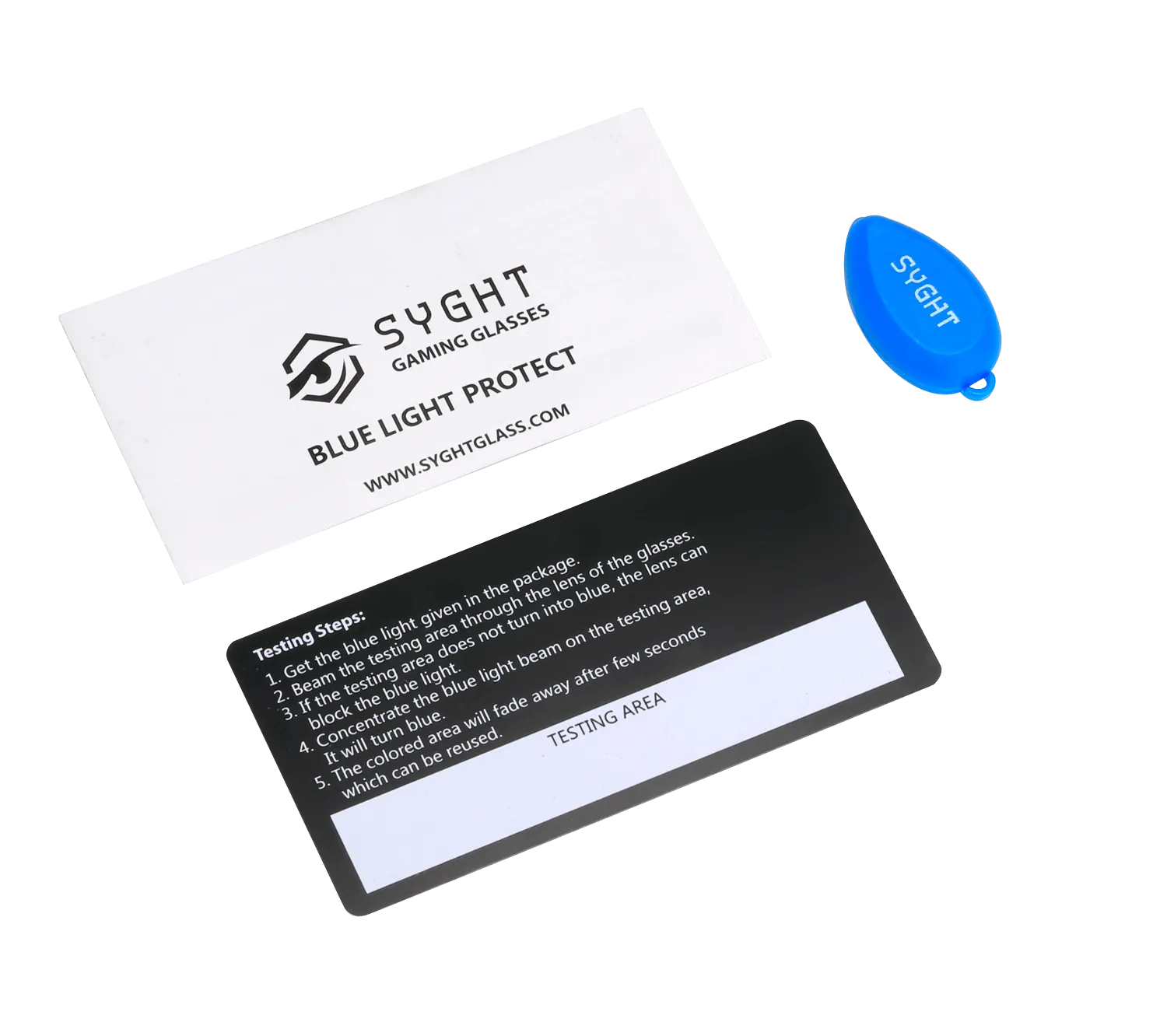 Blue Light Glasses Test Kit