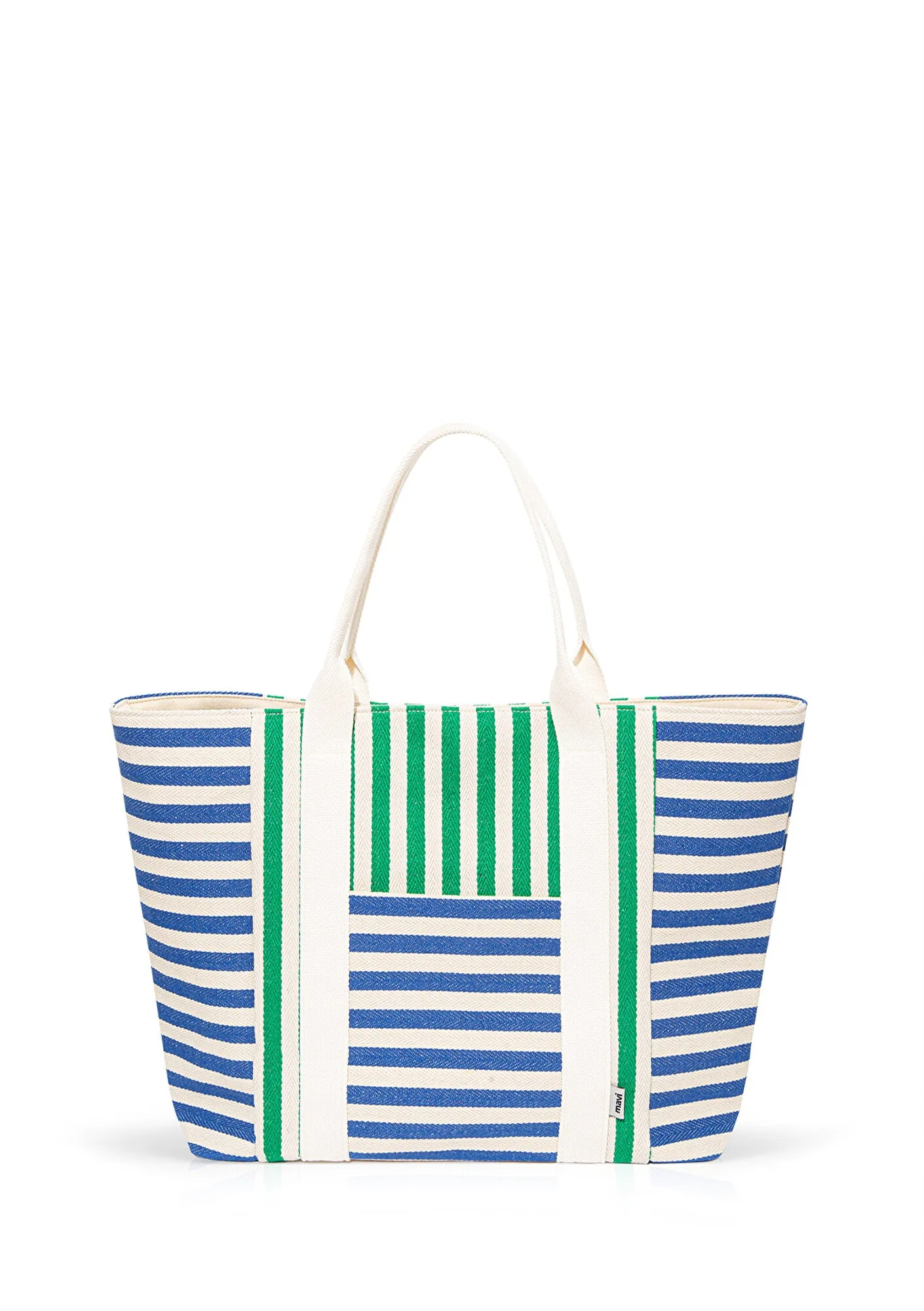 Blue Straw Bag