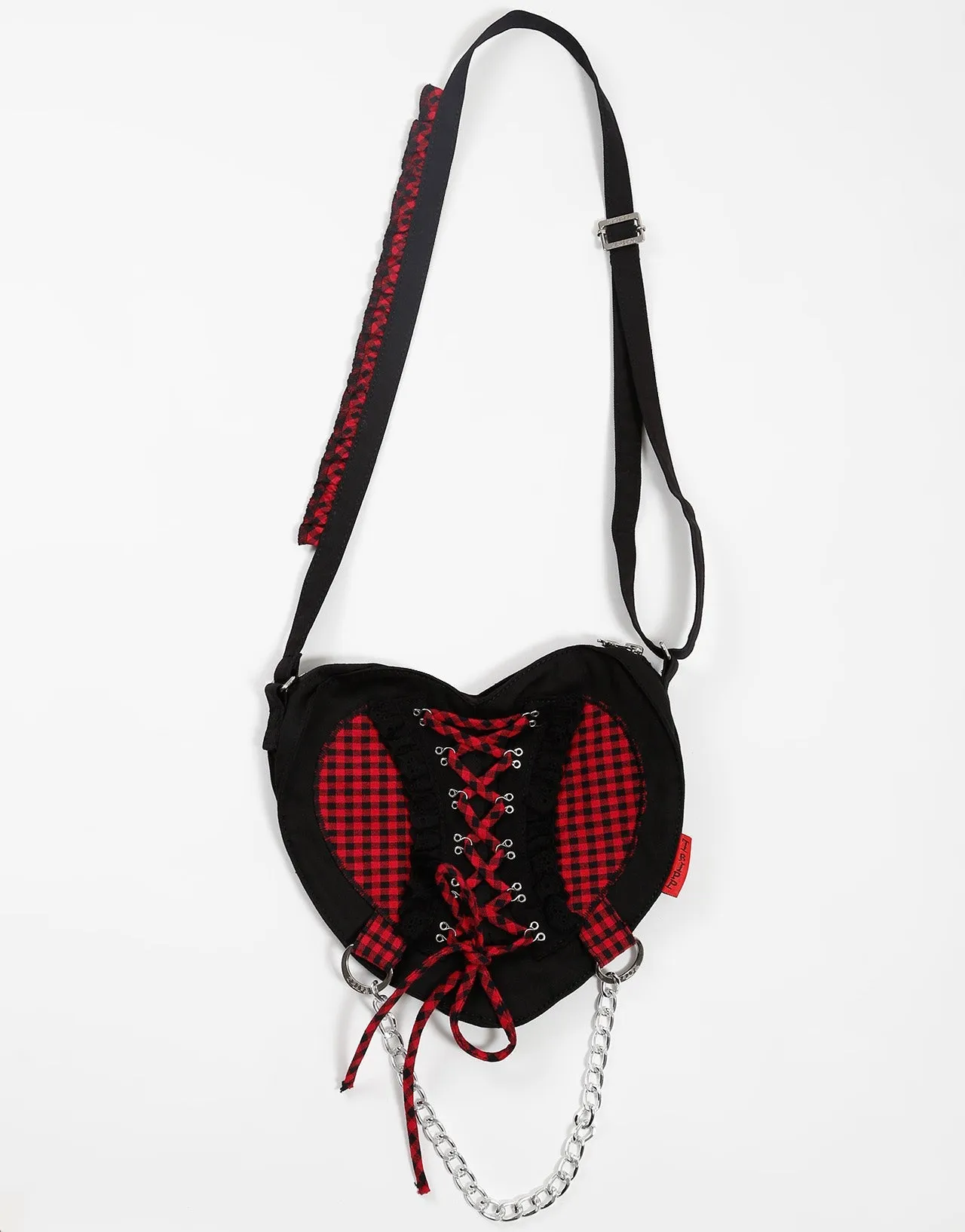 BO PEEP HEART BAG RED