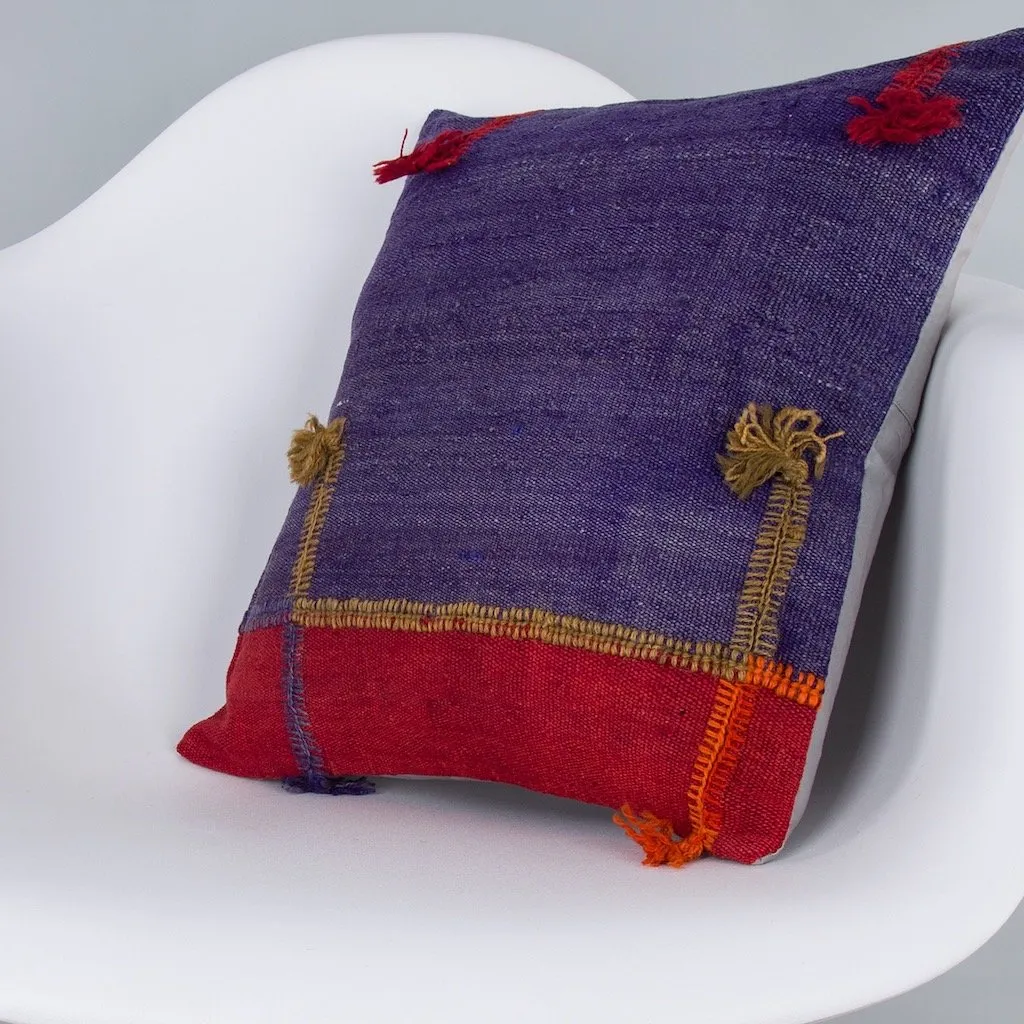 Bohemian Multiple Color Kilim Pillow Cover 16x16 7828