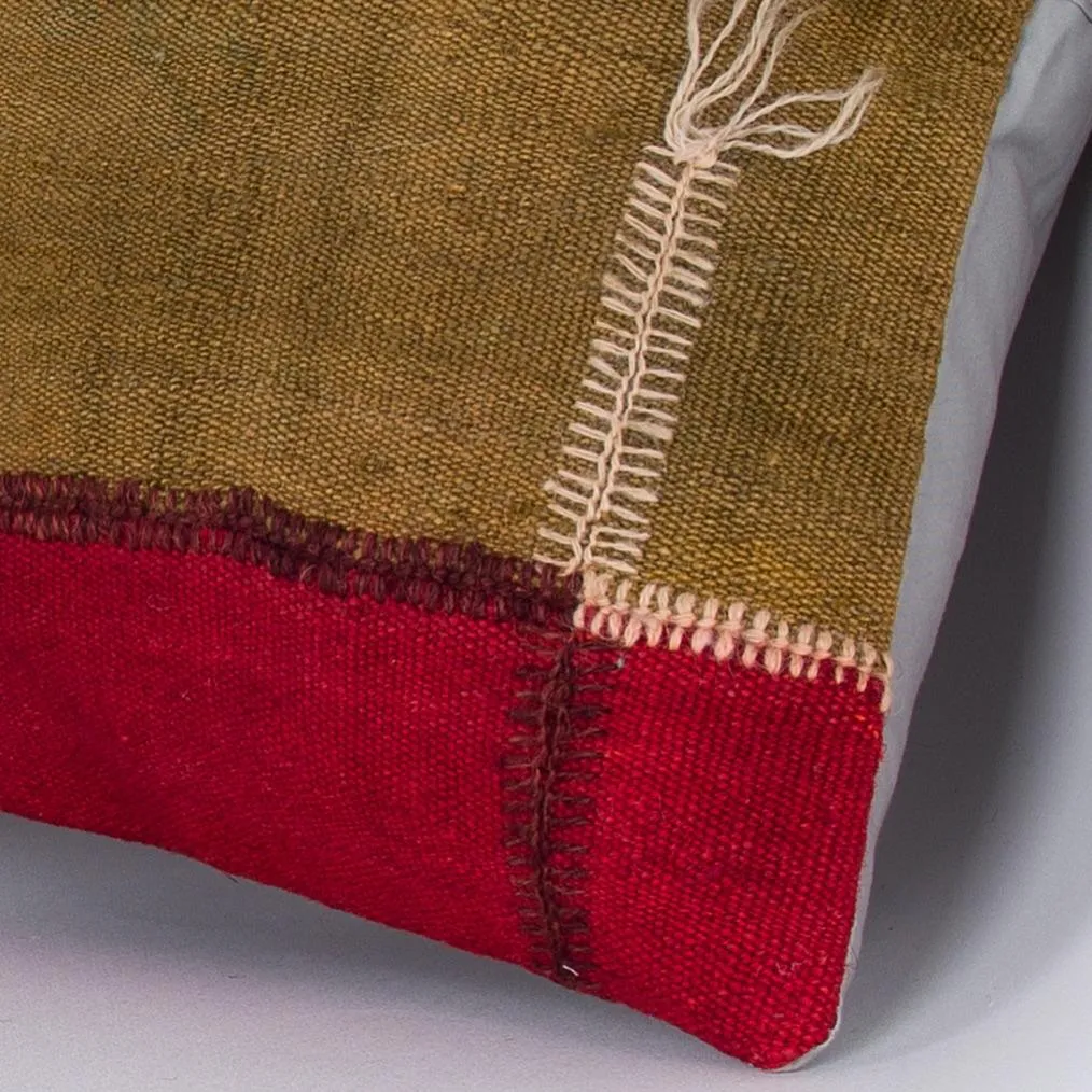 Bohemian Multiple Color Kilim Pillow Cover 16x16 7829