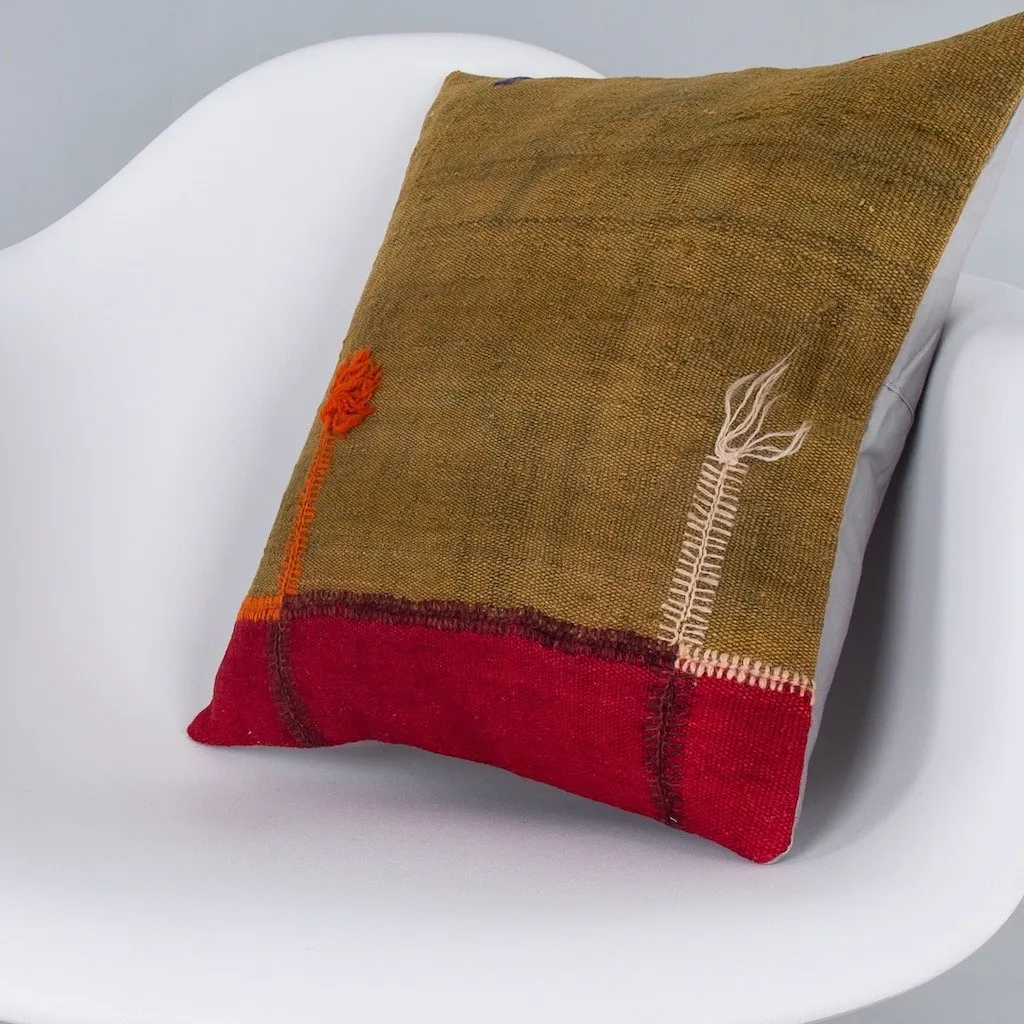 Bohemian Multiple Color Kilim Pillow Cover 16x16 7829