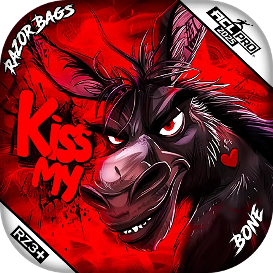 Bone | Kiss My | ACL PRO Razor Cornhole Bags