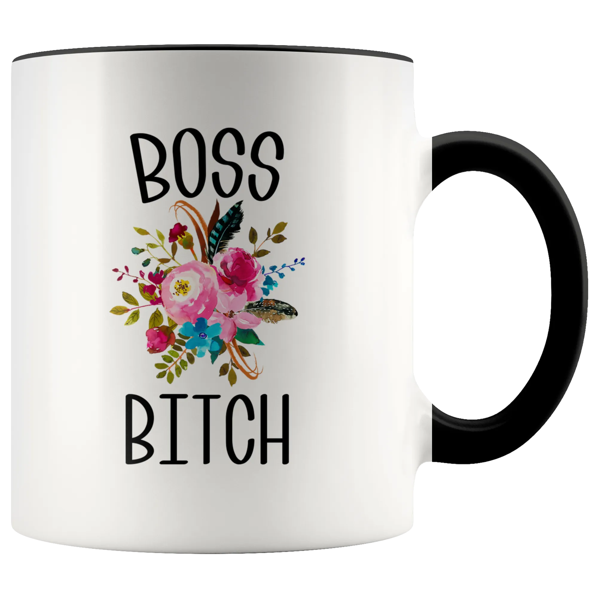 Boss Bitch Coffee Mug Like A Boss Lady Boss Babe Coworker Gifts Funny Cup