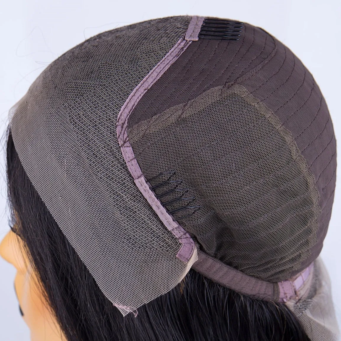 Brazilian Human Hair Lace Front Deep Wave Black Wig
