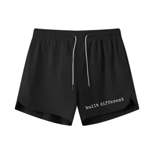 Built Different Graphic Shorts