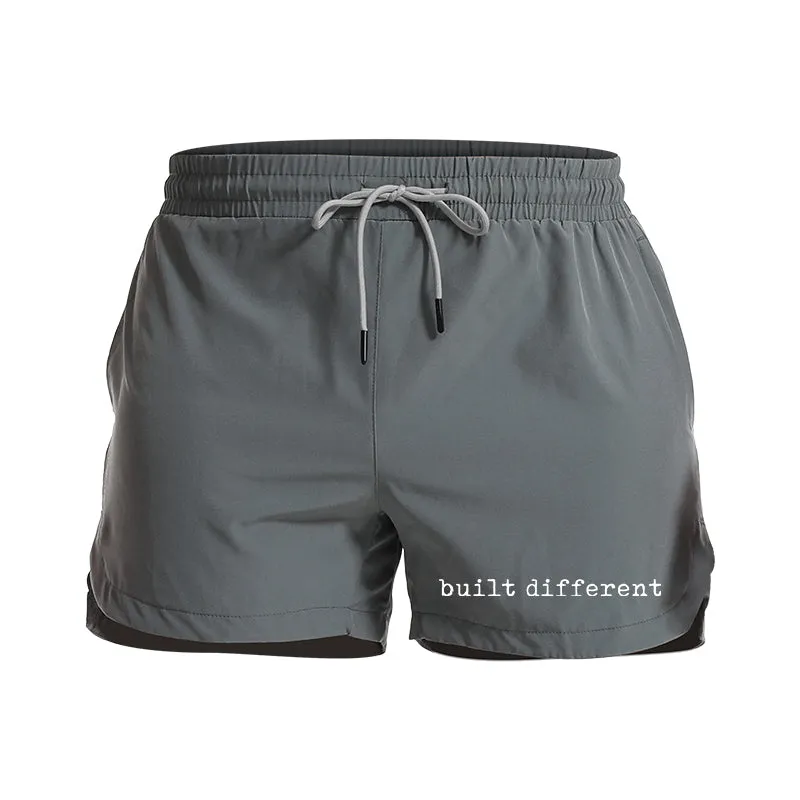 Built Different Graphic Shorts
