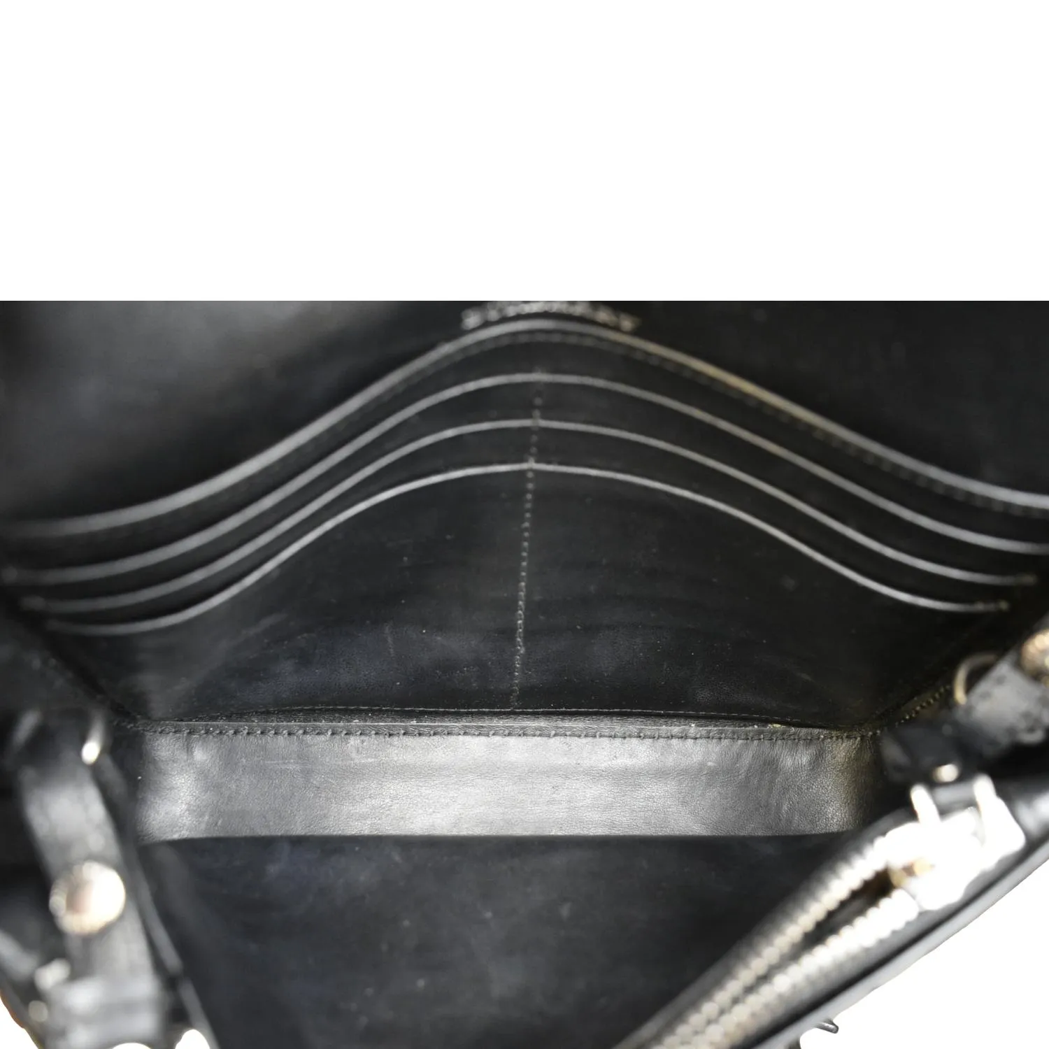 BURBERRY Hampshire Perforated Leather Crossbody Bag Black