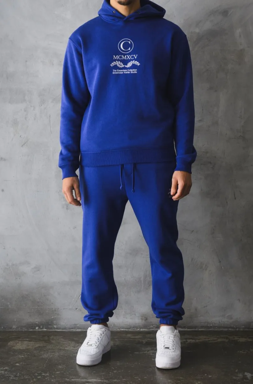 CABLE JOGGERS - BLUE
