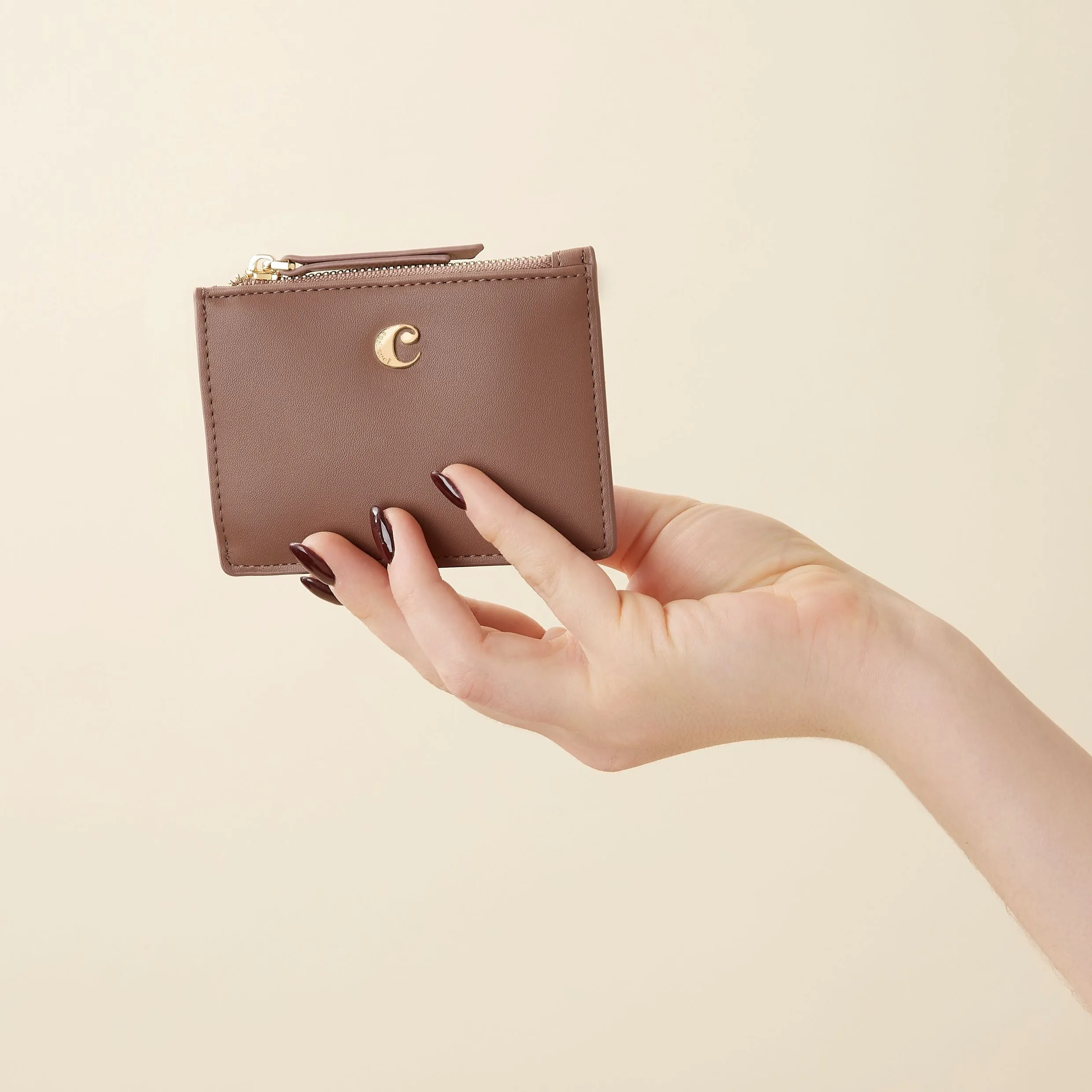 CACHAREL CEM440X - Coins purse Andrea Light Brown