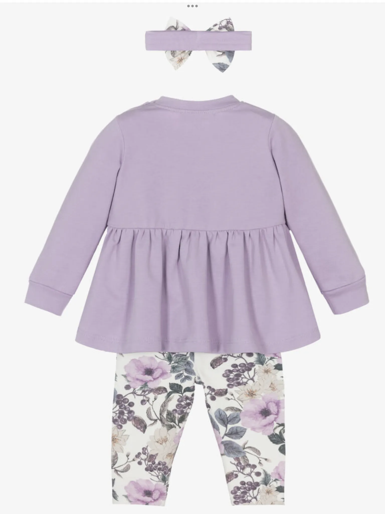 Caramelo kids purple leggings set.    08231808