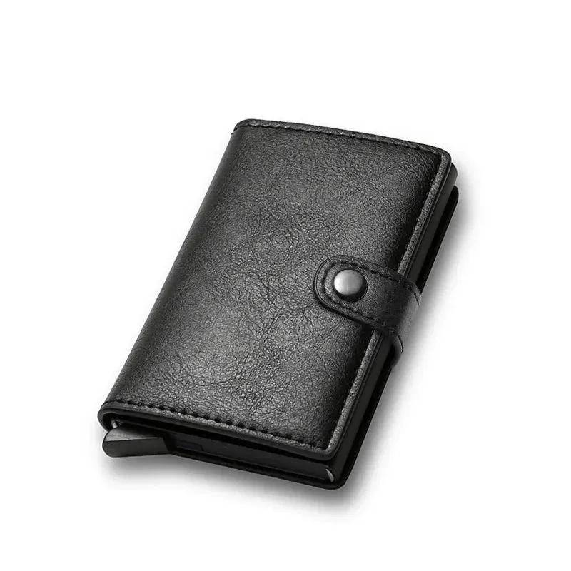 Carbon Fiber RFID Men's Card Wallet