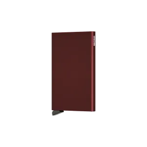 Cardprotector Aluminium Bordeaux