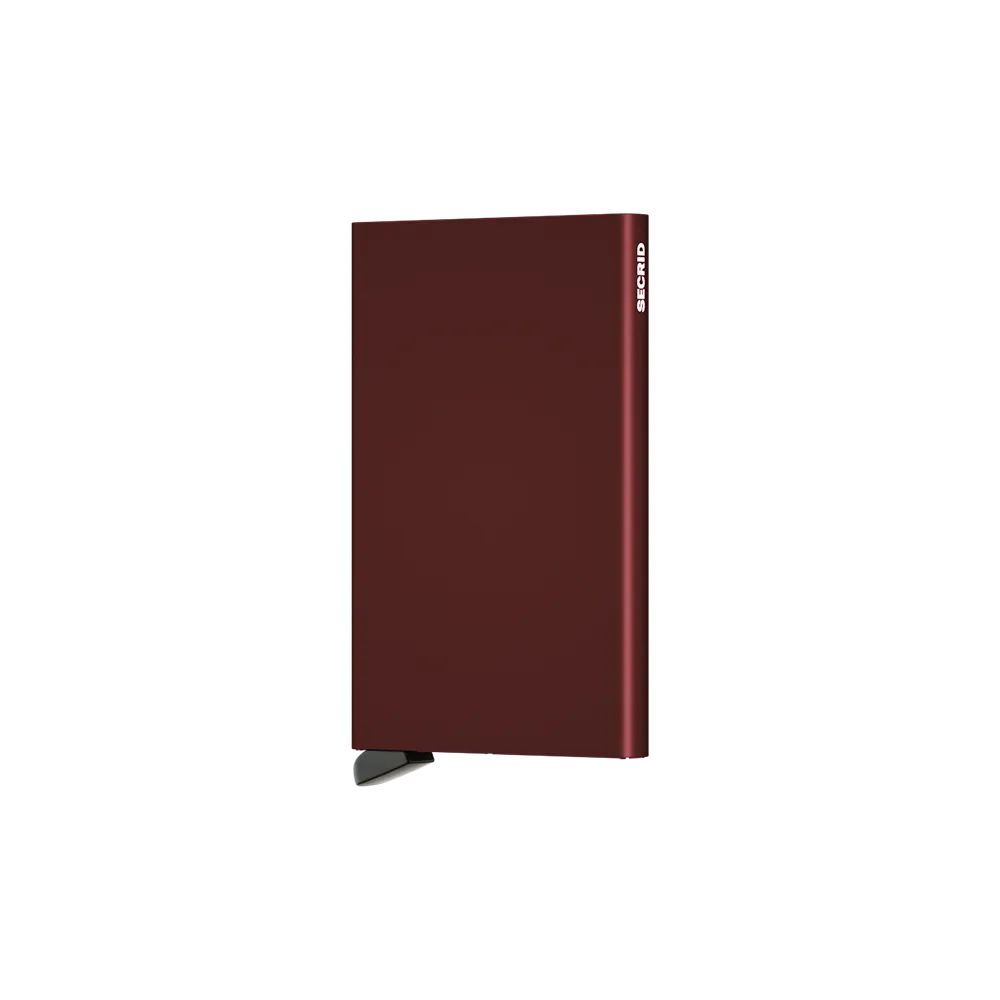 Cardprotector Aluminium Bordeaux