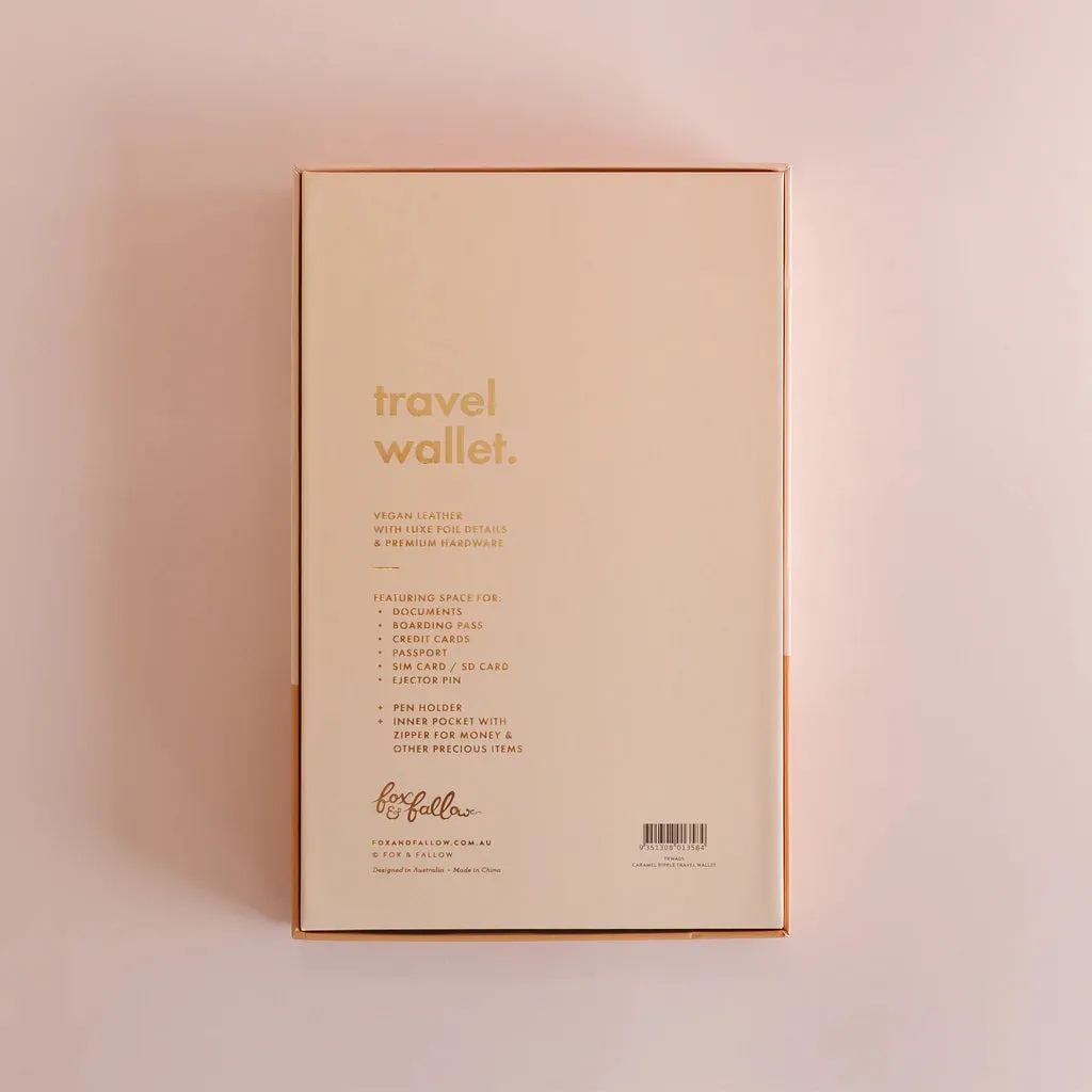 Carmel Ripple Travel Wallet