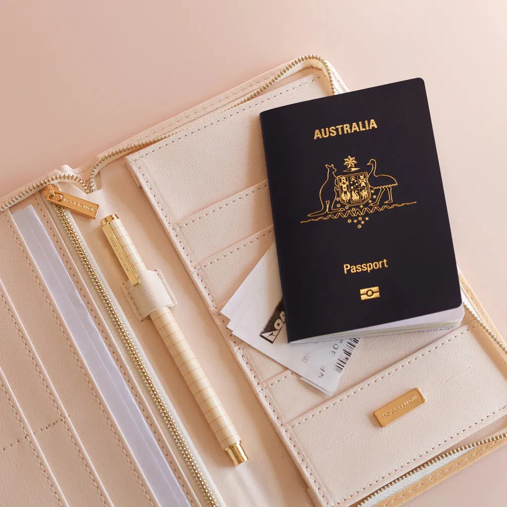 Carmel Ripple Travel Wallet