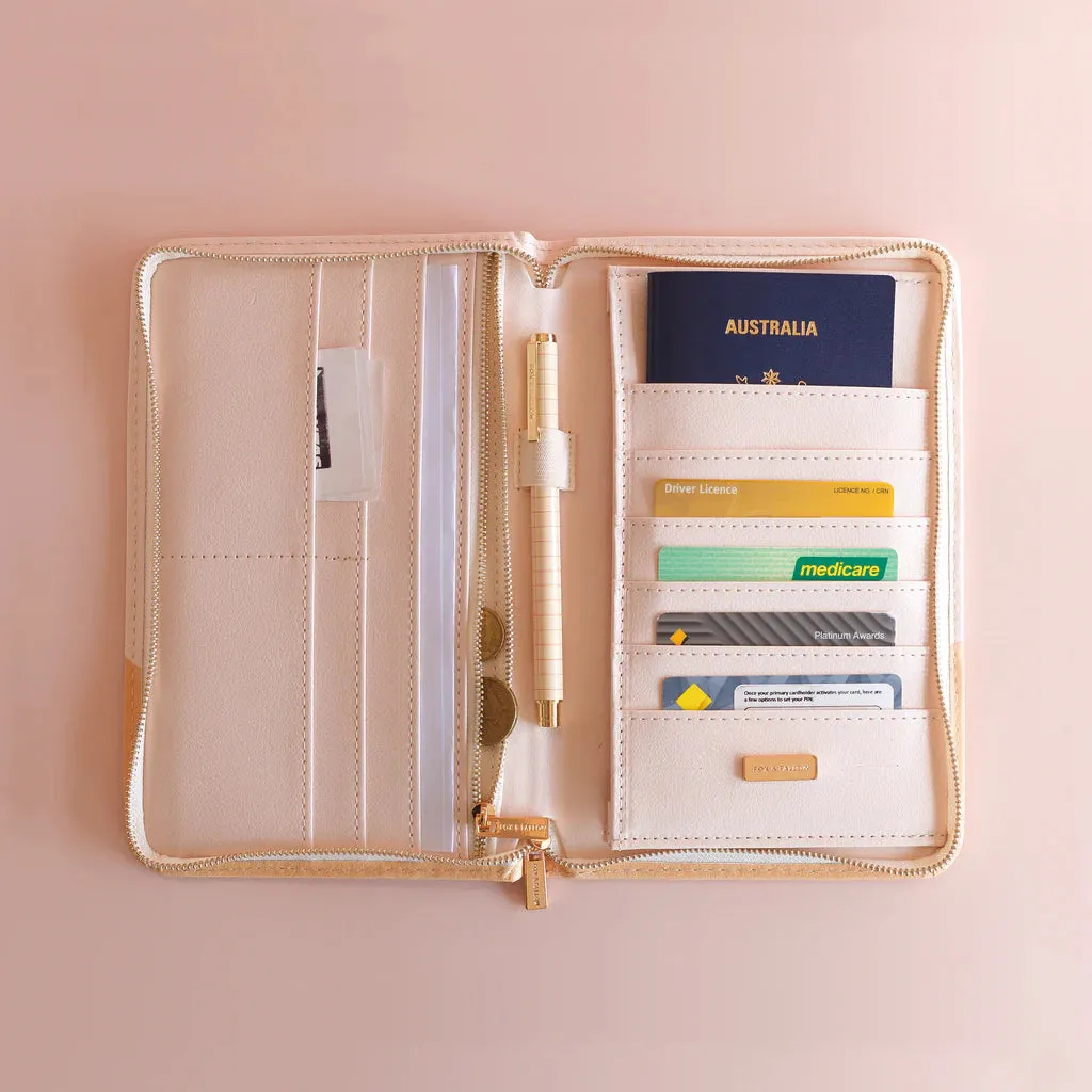 Carmel Ripple Travel Wallet