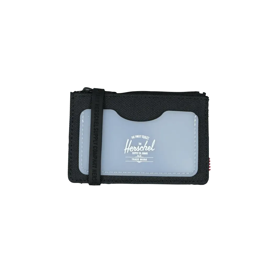 Cartera Oscar Rubber RFID Black Clear