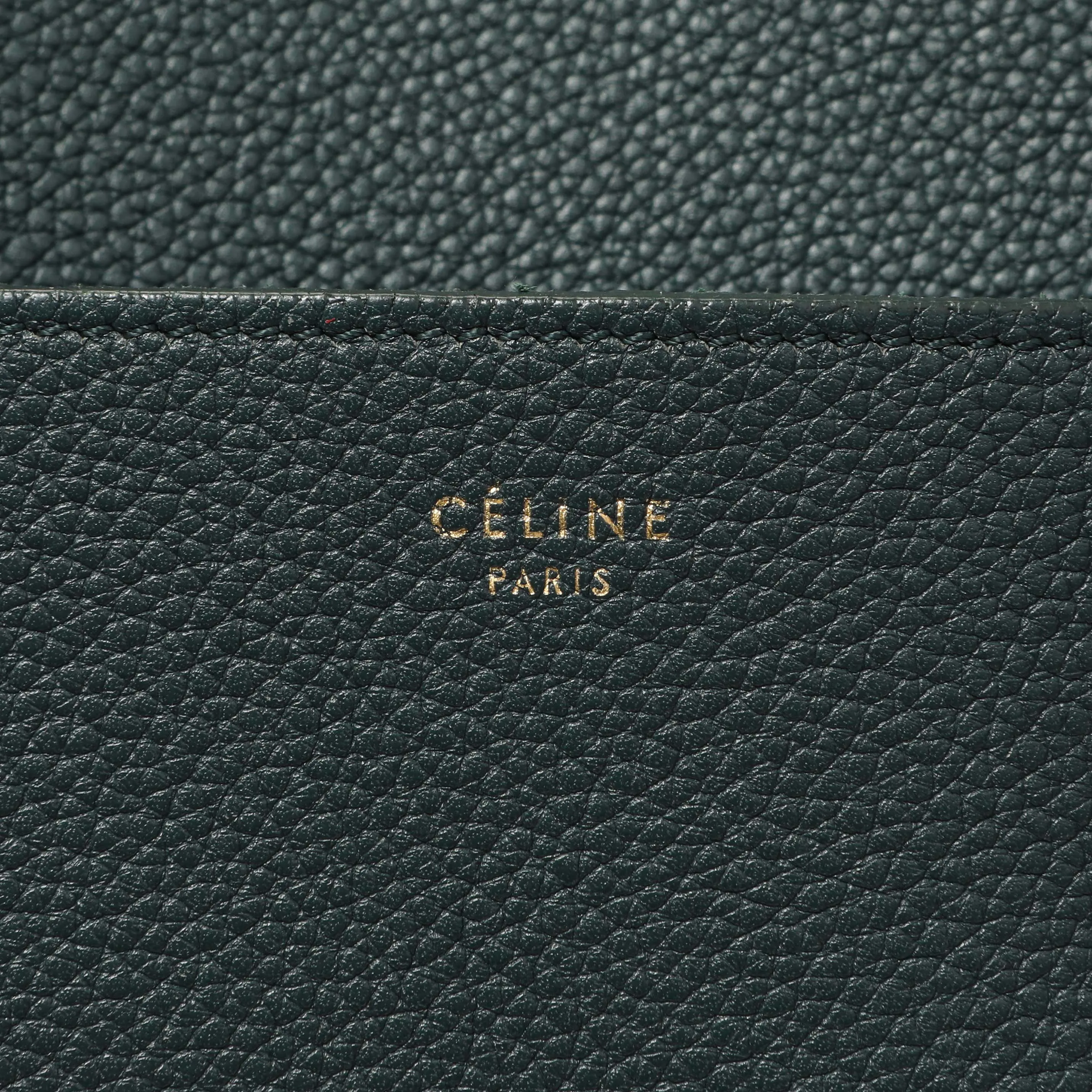 Celine Amazone Soft Grained Calfskin Sangle Bucket Bag