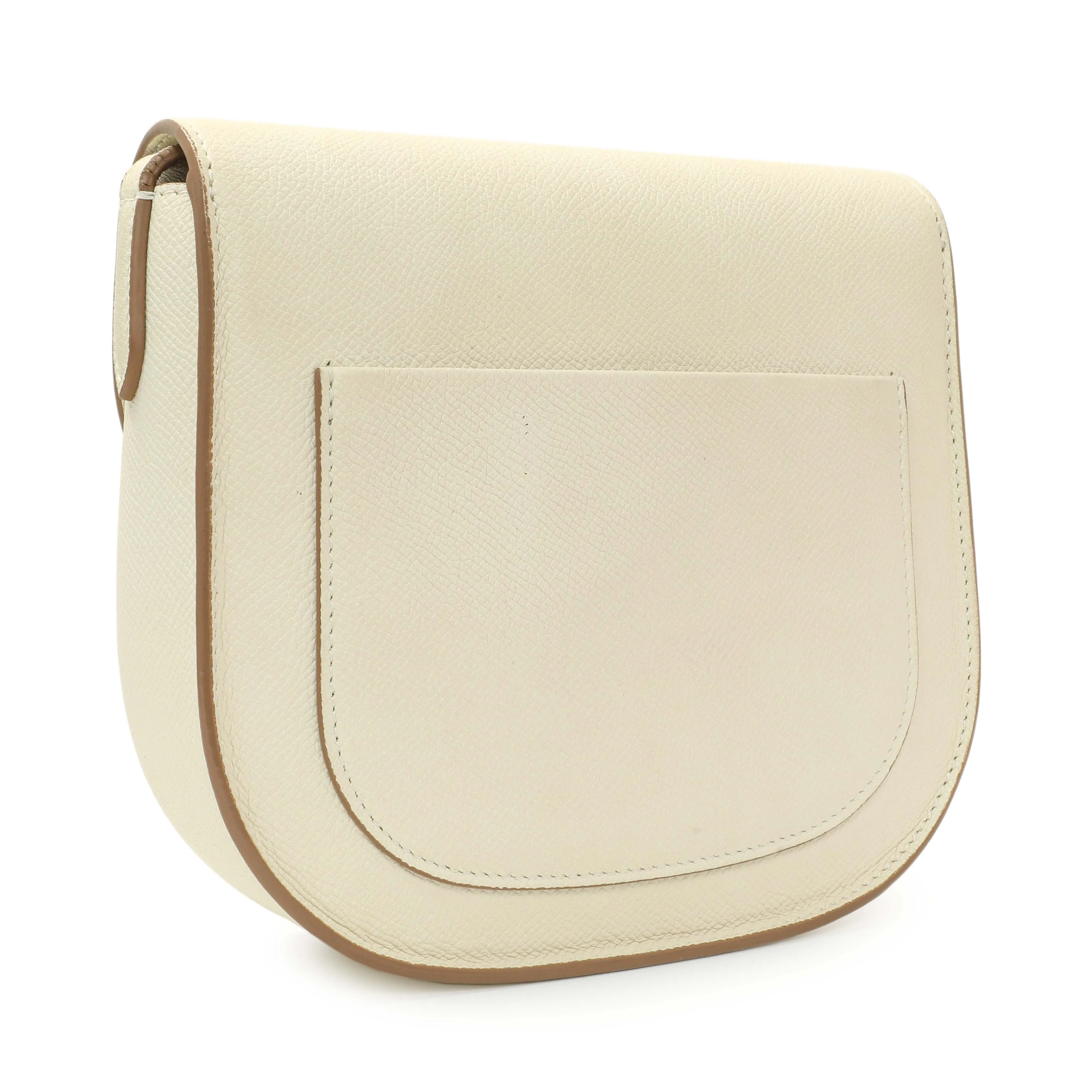 Celine Ivory Grained Calfskin Small Trotteur