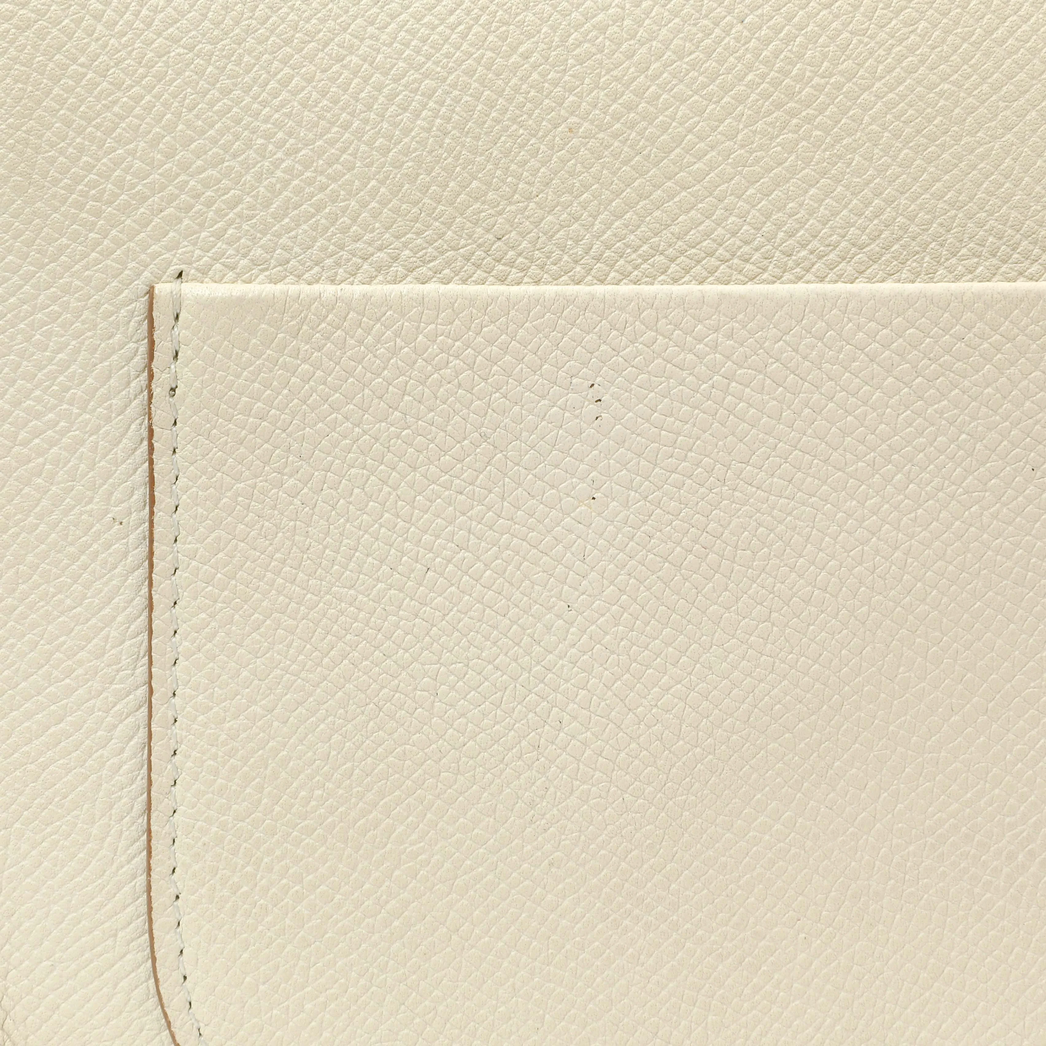 Celine Ivory Grained Calfskin Small Trotteur