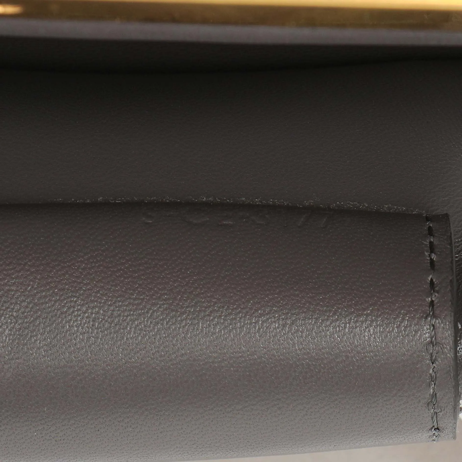 Celine Light Grey Smooth Calfskin Mini Clasp Bag