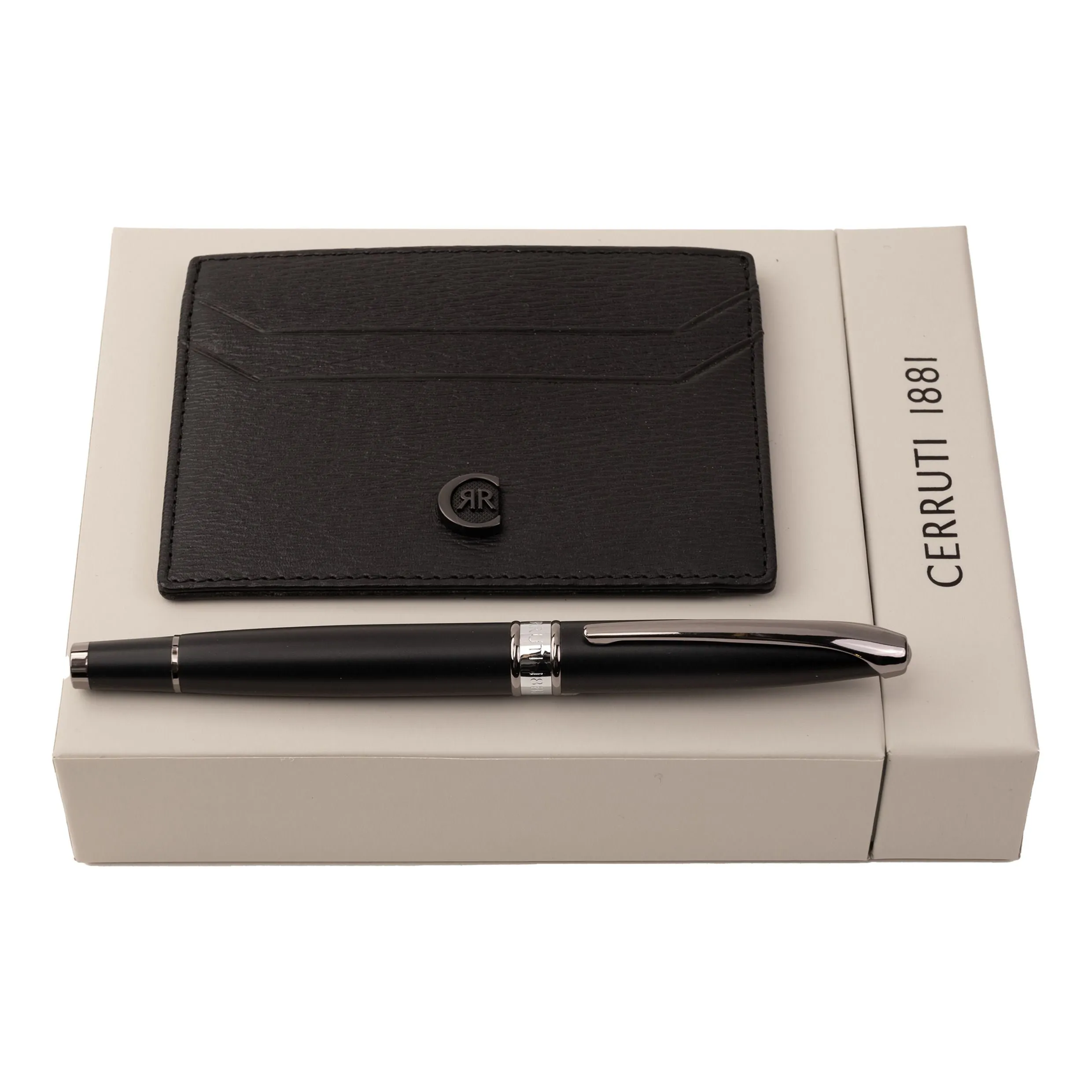 CERRUTI 1881 NPCR245A-Set CERRUTI 1881 (rollerball pen & card holder)