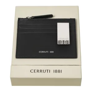 CERRUTI 1881 NPEM914A-Set Zoom (money clip & card holder)