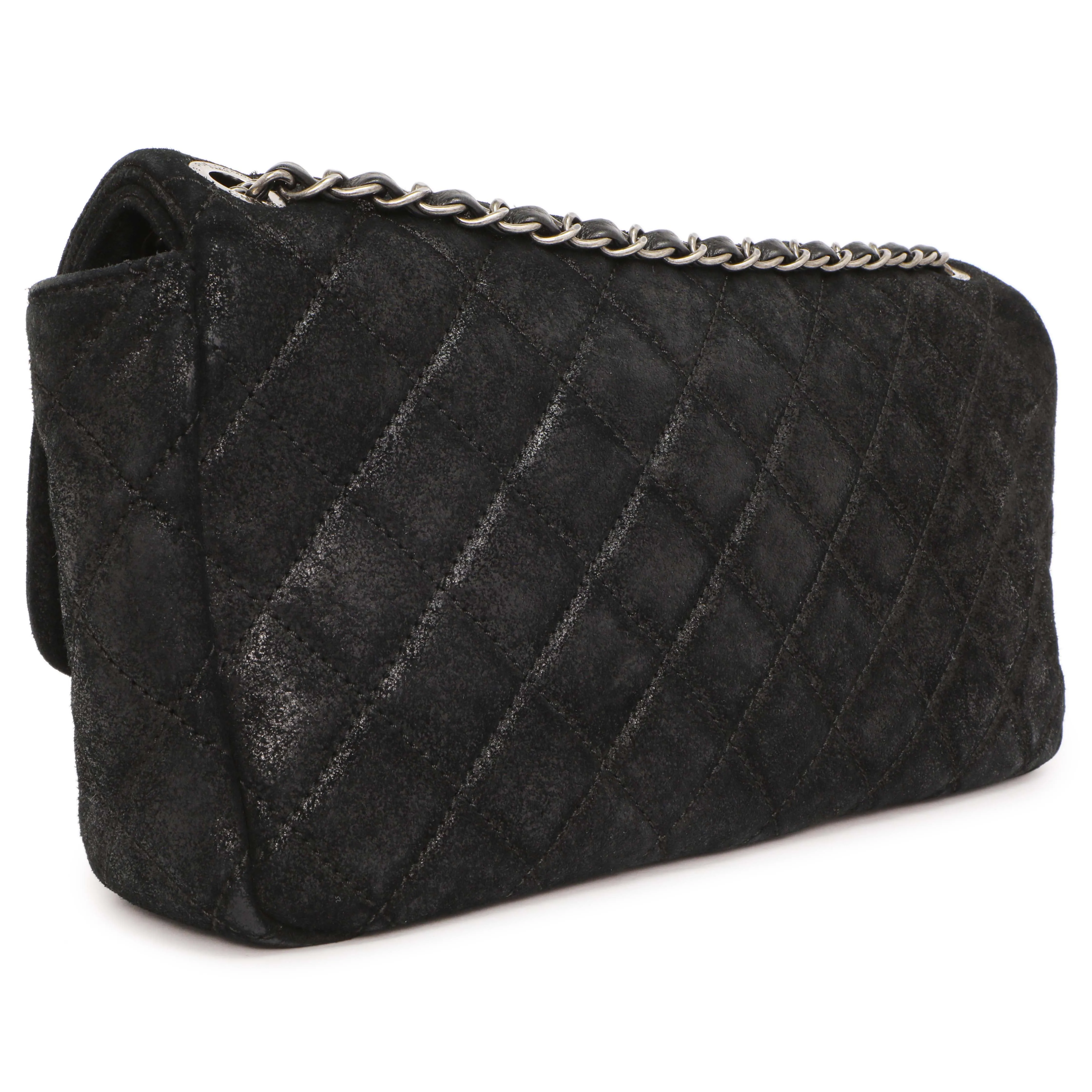 Chanel Black Cowhide Paris Dallas Double Flap