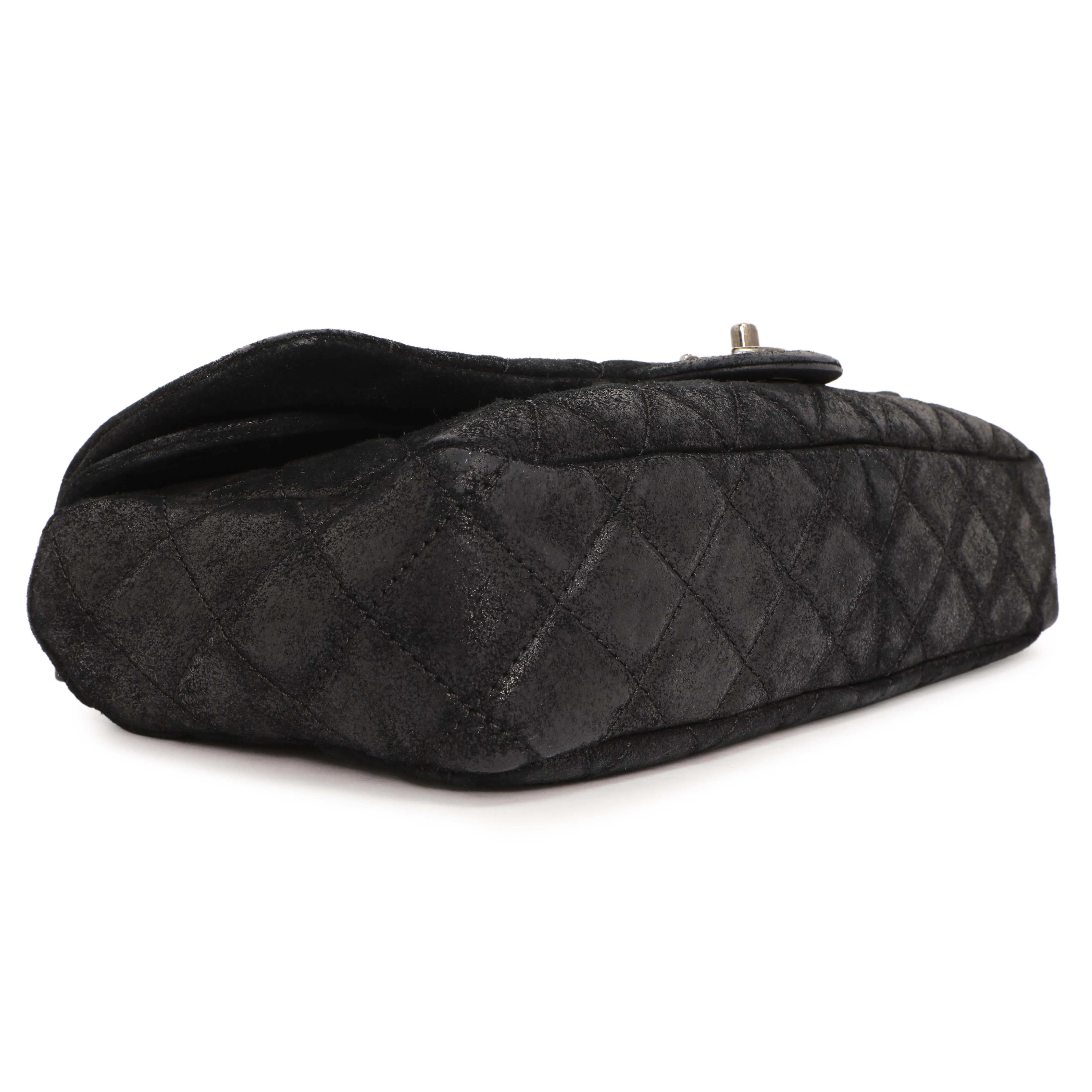 Chanel Black Cowhide Paris Dallas Double Flap