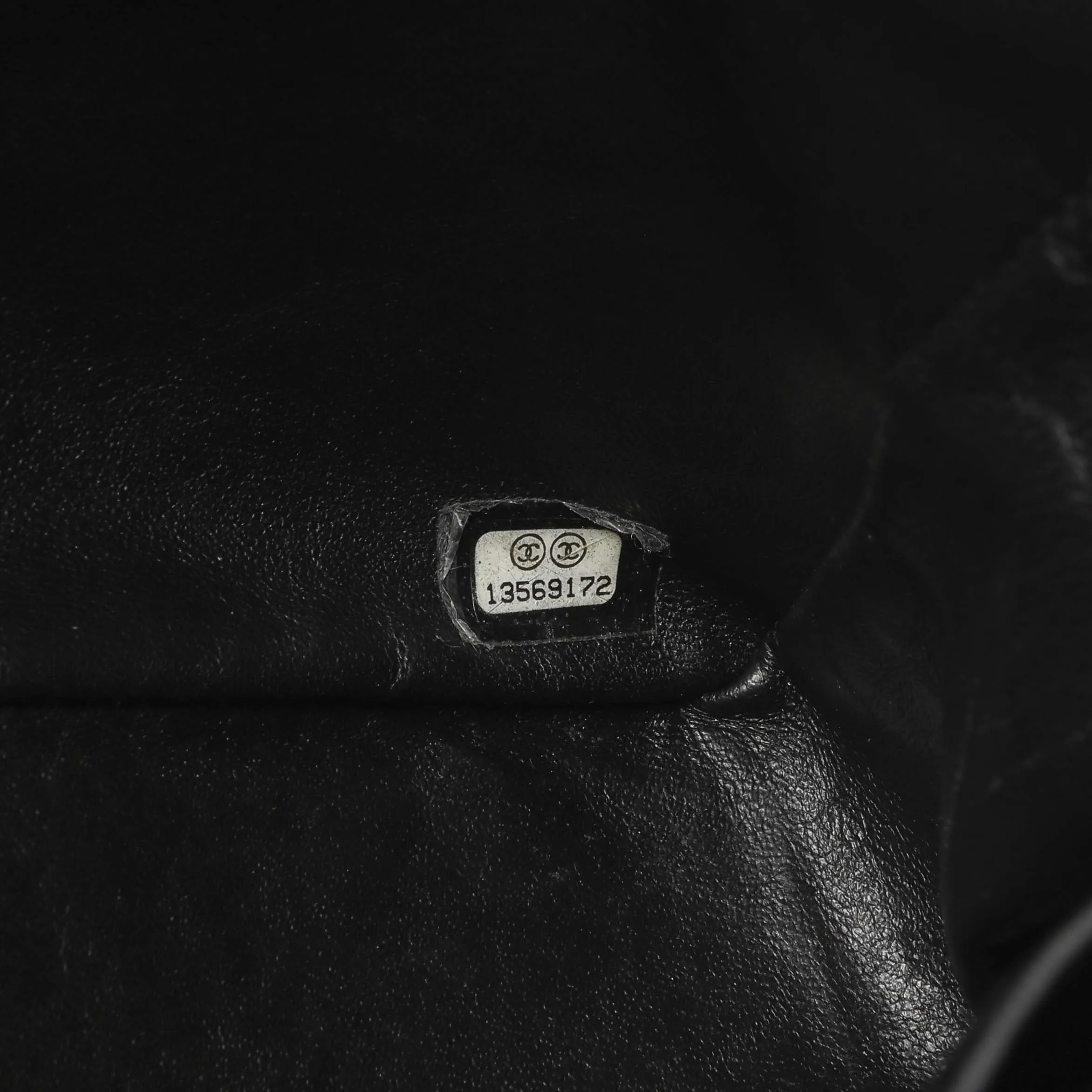 Chanel Black Quilted Caviar Jumbo Single Flap