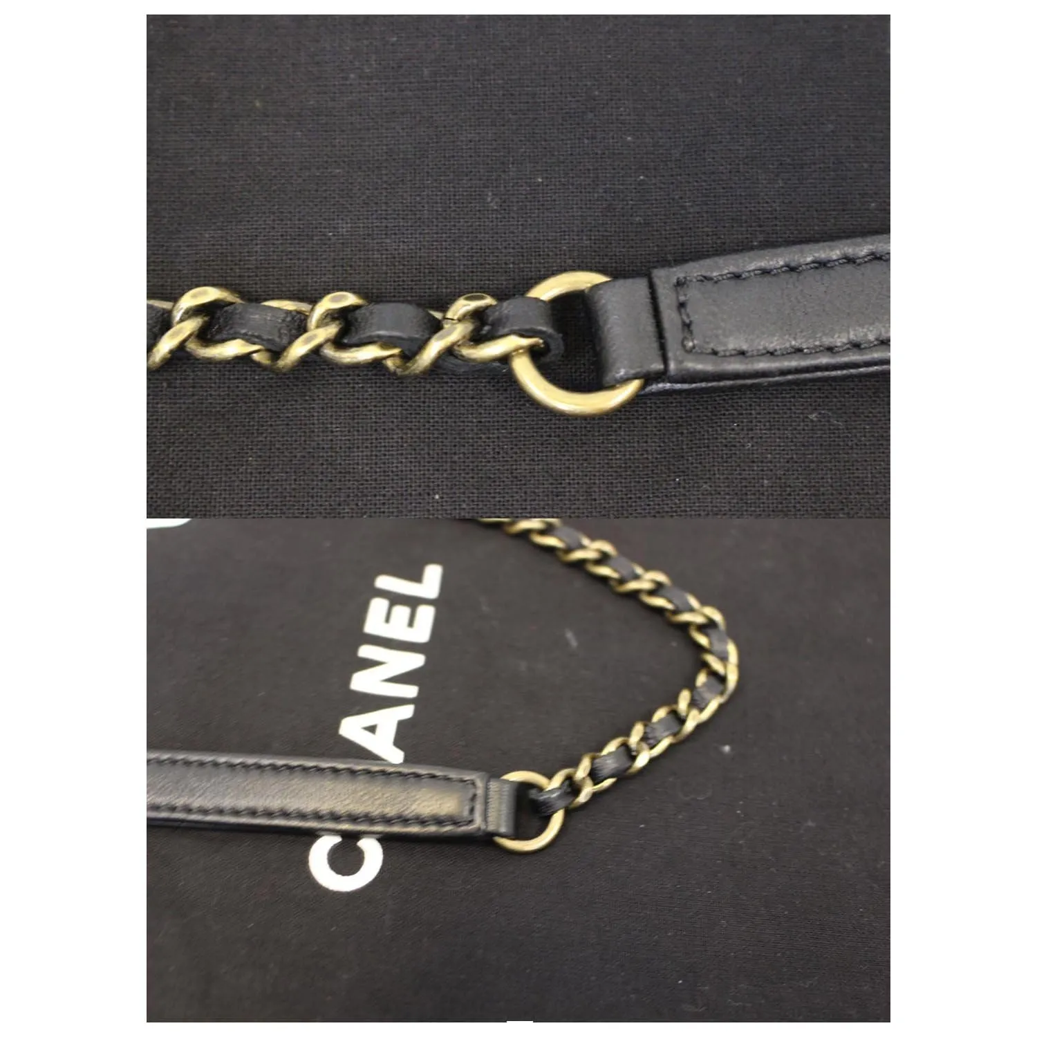 CHANEL Boy Brick Flap Black Leather Shoulder Bag