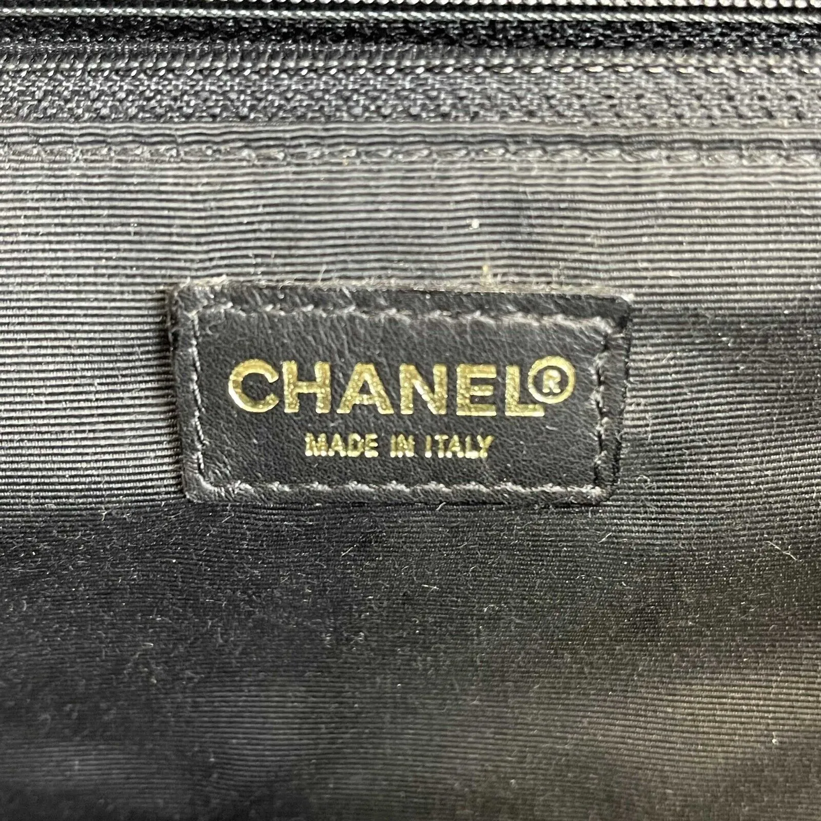 Chanel - CC Single Chain Shoulder Bag Plastic Bi-Color Shoulder Bag