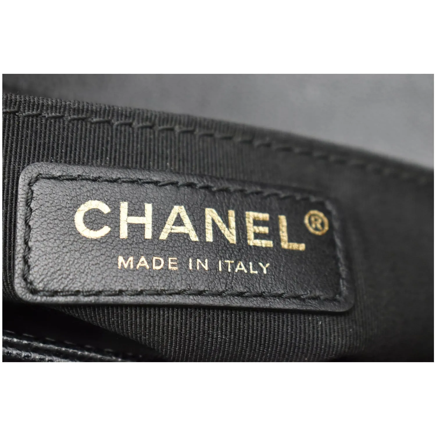 CHANEL Medium Boy Flap Caviar Leather Shoulder Bag Black