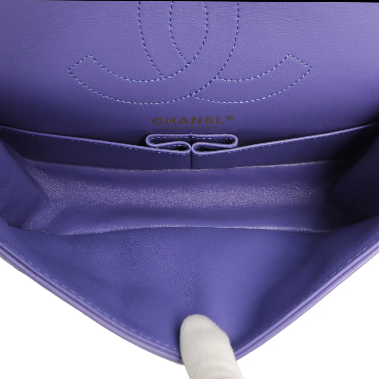 Chanel Purple Quilted Aged Calfskin 2.55 Reissue Double Flap 225